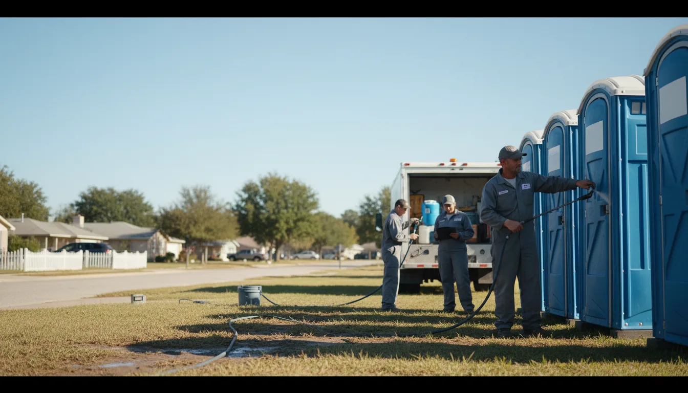 Long-Term Portable Toilet Rental in Cambridge, IL near me